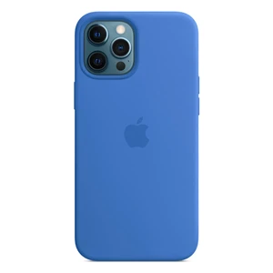 Силіконовий чохол Apple Silicone Case MagSafe Capri Blue (MK043) для iPhone 12 Pro Max MK043 - Фото 1