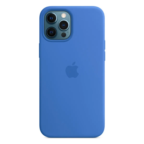 Силіконовий чохол Apple Silicone Case MagSafe Capri Blue (MK043) для iPhone 12 Pro Max