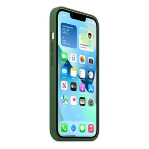 Силіконовий чохол Apple Silicone Case MagSafe Clover (MM1X3) для iPhone 13 mini - Фото 3