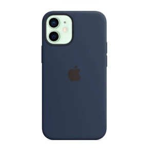 Силиконовый чехол Apple Silicone Case MagSafe Deep Navy (MHKU3) для iPhone 12 mini