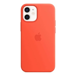 Силіконовий чохол Apple Silicone Case MagSafe Electric Orange (MKTN3) для iPhone 12 mini - Фото 2