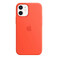 Силиконовый чехол Apple Silicone Case MagSafe Electric Orange (MKTN3) для iPhone 12 mini - Фото 2
