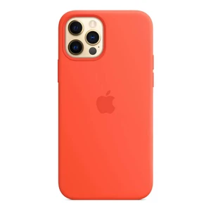 Силіконовий чохол Apple Silicone Case MagSafe Electric Orange (MKTX3) для iPhone 12 Pro Max MKTX3 - Фото 1
