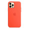 Силиконовый чехол Apple Silicone Case MagSafe Electric Orange (MKTX3) для iPhone 12 Pro Max MKTX3 - Фото 1