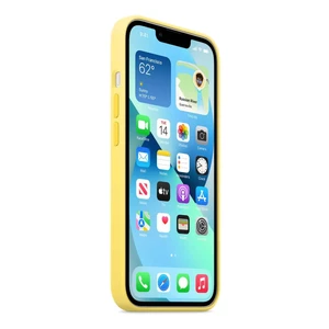 Силіконовий чохол Apple Silicone Case MagSafe Lemon Zest (MN5X3) для iPhone 13 mini - Фото 3