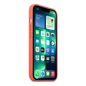 Силіконовий чохол Apple Silicone Case MagSafe Nectarine (MN683) для iPhone 13 Pro - Фото 3