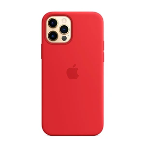 Силиконовый чехол Apple Silicone Case MagSafe (PRODUCT)RED (MHL63) для iPhone 12 | 12 Pro - Фото 2