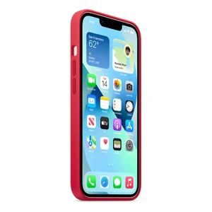 Силіконовий чохол Apple Silicone Case MagSafe (PRODUCT) RED (MM2C3) для iPhone 13 (Відкрите пакування) - Фото 3
