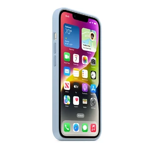Силиконовый чехол Apple Silicone Case MagSafe Sky (MQU93) для iPhone 14 | 13 - Фото 3