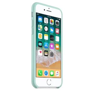 Силиконовый чехол Apple Silicone Marine Green (MRR72) для iPhone SE 3 | SE 2 | 8 | 7 - Фото 6