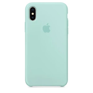 Силиконовый чехол Apple Silicone Case Marine Green (MRRE2) для iPhone X MRRE2 - Фото 1
