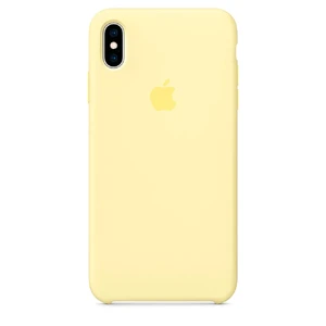 Силіконовий чохол Apple Silicone Case Mellow Yellow (MUJR2) для iPhone XS Max MUJR2 - Фото 1
