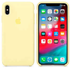 Силіконовий чохол Apple Silicone Case Mellow Yellow (MUJR2) для iPhone XS Max - Фото 2