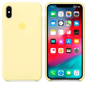 Силіконовий чохол Apple Silicone Case Mellow Yellow (MUJR2) для iPhone XS Max - Фото 4