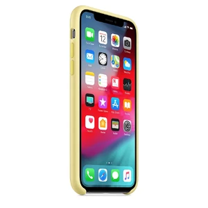 Силіконовий чохол Apple Silicone Case Mellow Yellow (MUJV2) для iPhone XS | X - Фото 5