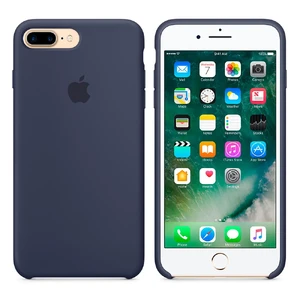 Силиконовый чехол Apple Silicone Case Midnight Blue (MMQU2) для iPhone 7 Plus | 8 Plus - Фото 3