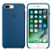 Силиконовый чехол Apple Silicone Case Ocean Blue (MMQX2) для iPhone 7 Plus | 8 Plus - Фото 3