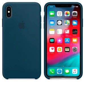 Силіконовий чохол Apple Silicone Case Pacific Green (MUJQ2) для iPhone XS Max - Фото 4