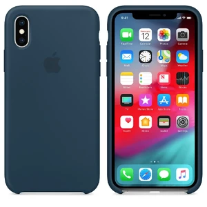 Силиконовый чехол Apple Silicone Case Pacific Green (MUJU2) для iPhone XS | X - Фото 3