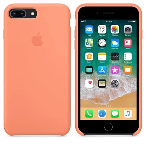 Силіконовий чохол Apple Silicone Case Peach (MRR82) для iPhone 8 Plus | 7 Plus - Фото 4