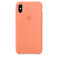 Силиконовый чехол Apple Silicone Case Peach (MRRC2) для iPhone X MRRC2 - Фото 1