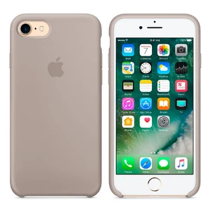 Силиконовый чехол Apple Silicone Case Pebble (MQ0L2) для iPhone SE 3 | SE 2 | 8 | 7 - Фото 5