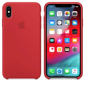 Силиконовый чехол Apple Silicone Case (PRODUCT) RED (MRWH2) для iPhone XS Max - Фото 4
