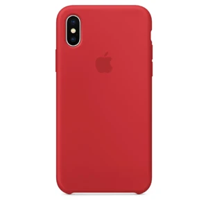 Силіконовий чохол Apple Silicone Case (PRODUCT) RED (MQT52) для iPhone X MQT52 - Фото 1