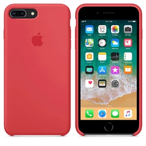 Силіконовий чохол Apple Silicone Case Red Raspberry (MRFW2) для iPhone 8 Plus | 7 Plus - Фото 4