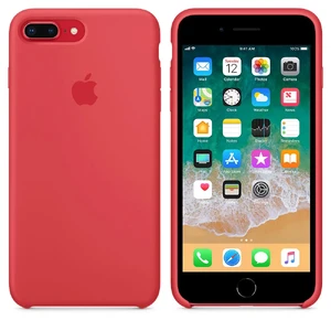 Силіконовий чохол Apple Silicone Case Red Raspberry (MRFW2) для iPhone 8 Plus | 7 Plus - Фото 5