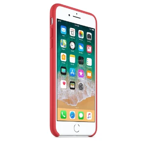 Силіконовий чохол Apple Silicone Case Red Raspberry (MRFW2) для iPhone 8 Plus | 7 Plus - Фото 6