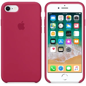 Силіконовий чохол Apple Silicone Case Rose Red (MQGT2) для iPhone SE 3 | SE 2 | 8 | 7 - Фото 3