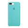 Силиконовый чехол Apple Silicone Case Sea Blue (MMQY2) для iPhone 7 Plus | 8 Plus MMQY2 - Фото 1