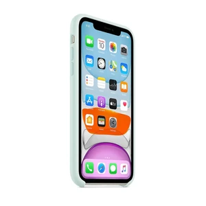 Силіконовий чохол Apple Silicone Case Seafoam (MY182) для iPhone 11 - Фото 2