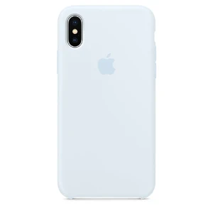 Силіконовий чохол Apple Silicone Case Sky Blue (MRRD2) для iPhone X MRRD2 - Фото 1