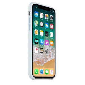 Силіконовий чохол Apple Silicone Case Sky Blue (MRRD2) для iPhone X - Фото 4