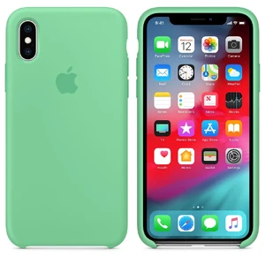 Силиконовый чехол Apple Silicone Case Spearmint (MVF52) для iPhone XS | X - Фото 3