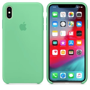 Силиконовый чехол Apple Silicone Case Spearmint (MVF82) для iPhone XS Max - Фото 2