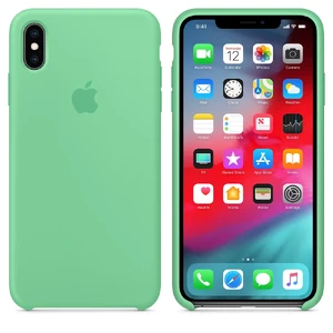 Силиконовый чехол Apple Silicone Case Spearmint (MVF82) для iPhone XS Max - Фото 4
