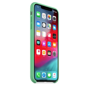 Силиконовый чехол Apple Silicone Case Spearmint (MVF82) для iPhone XS Max - Фото 5