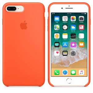 Силіконовий чохол Apple Silicone Case Spicy Orange (MR6C2) для iPhone 8 Plus | 7 Plus - Фото 2