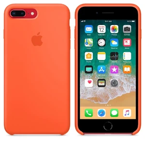 Силіконовий чохол Apple Silicone Case Spicy Orange (MR6C2) для iPhone 8 Plus | 7 Plus - Фото 5
