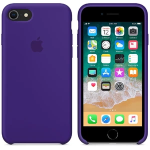 Силіконовий чохол Apple Silicone Case Ultra Violet (MQGR2) для iPhone SE 3 | SE 2 | 8 | 7 - Фото 4