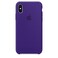 Силиконовый чехол Apple Silicone Case Ultra Violet (MQT72) для iPhone X MQT72 - Фото 1