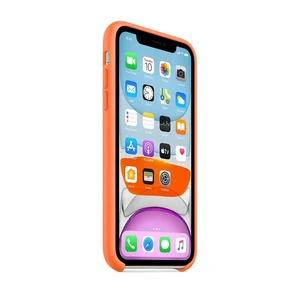 Силиконовый чехол Apple Silicone Case Vitamin C (MY192) для iPhone 11 - Фото 2