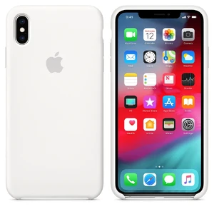 Силіконовий чохол Apple Silicone Case White (MRWF2) для iPhone XS Max - Фото 3