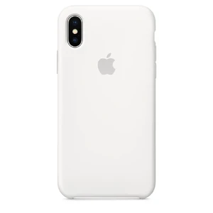 Силиконовый чехол Apple Silicone Case White (MQT22) для iPhone X MQT22/MRW82 - Фото 1