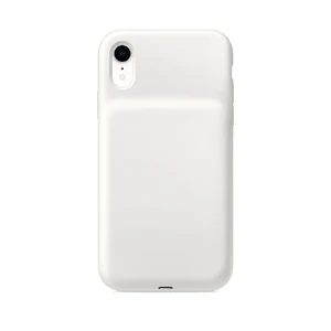 Чехол-аккумулятор Baseus Liquid Silicone Smart Power White для iPhone XR ACAPIPH61-BJ02 - Фото 1