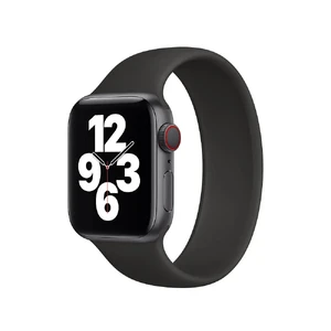 Силіконовий монобраслет Apple Solo Loop Black для Apple Watch 41mm | 40mm | 38mm (MYNL2) Розмір 9 MYNL2 - Фото 1