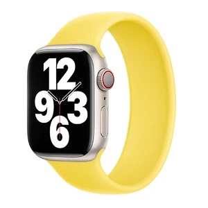 Силіконовий монобраслет Apple Solo Loop Canary Yellow для Apple Watch Ultra 49mm | 45mm | 44mm | 42mm (MQW03) Розмір 8 MQW03 - Фото 1